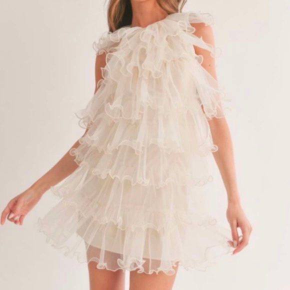 Layered Ruffle Dress - Picture 3 of 4